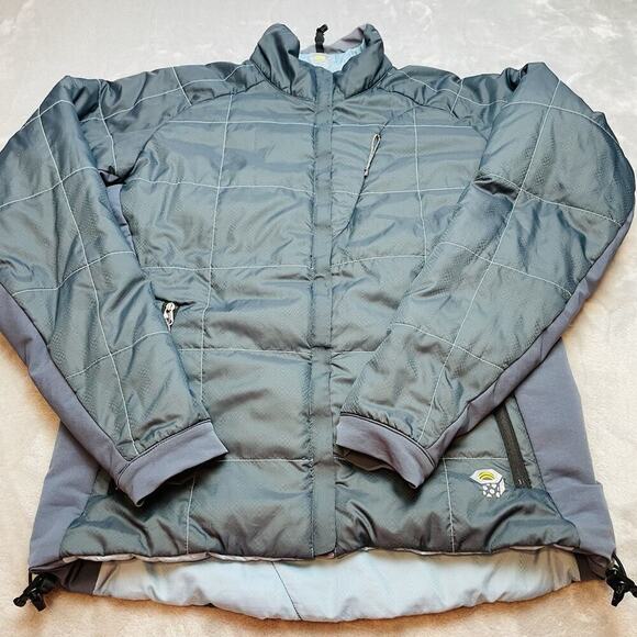 Mountain Hardware Primaloft Jacket Womens 10 Blue Reversible Quilted Outdoor - Picture 3 of 16